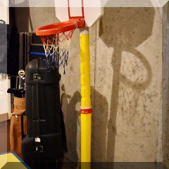 Y02. Today's Kids plastic basketball hoop.
